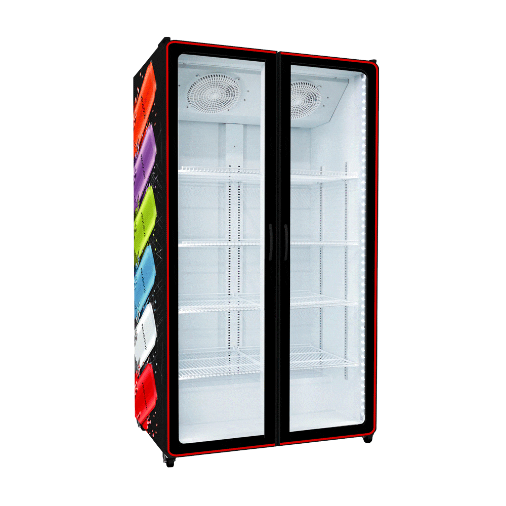 GlowFrame 2 Door Cooler GlowFrame 2 Door Cooler