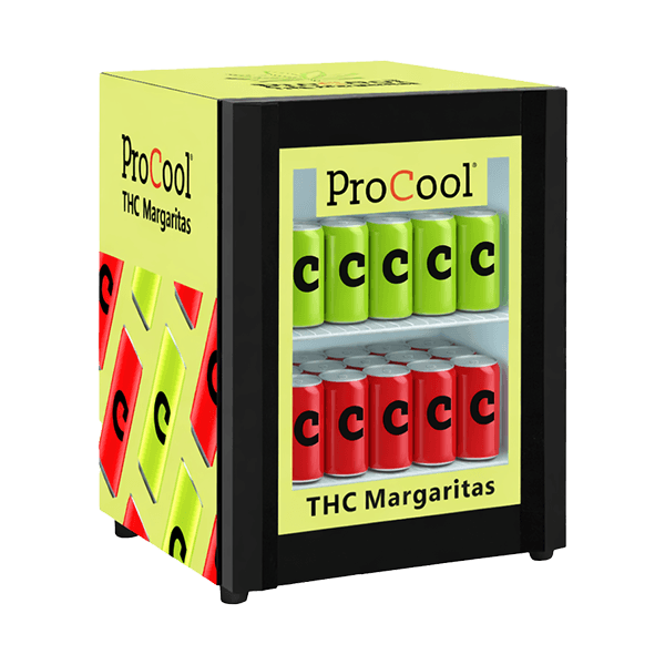 Branded Mini Refrigerator with Glass Door