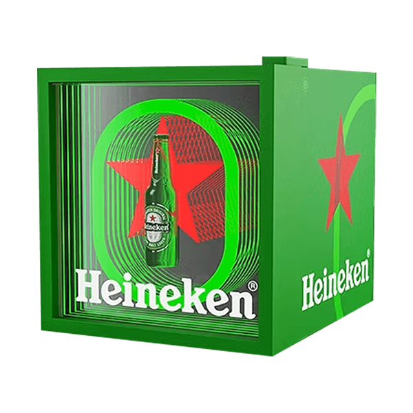 Heineken Mini Refrigerator with Glass Door