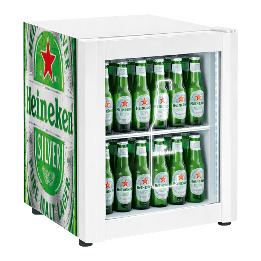 Mini Beer Refrigerator with Glass Door