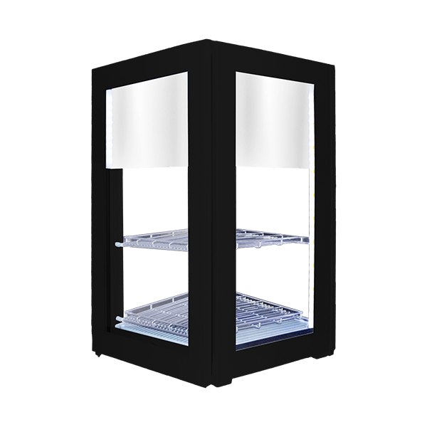 Mini Glass Display Cooler with Lightbox