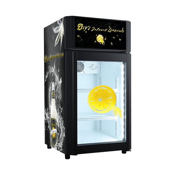 Promotional Glass Door Mini Beverage Fridge for Juice