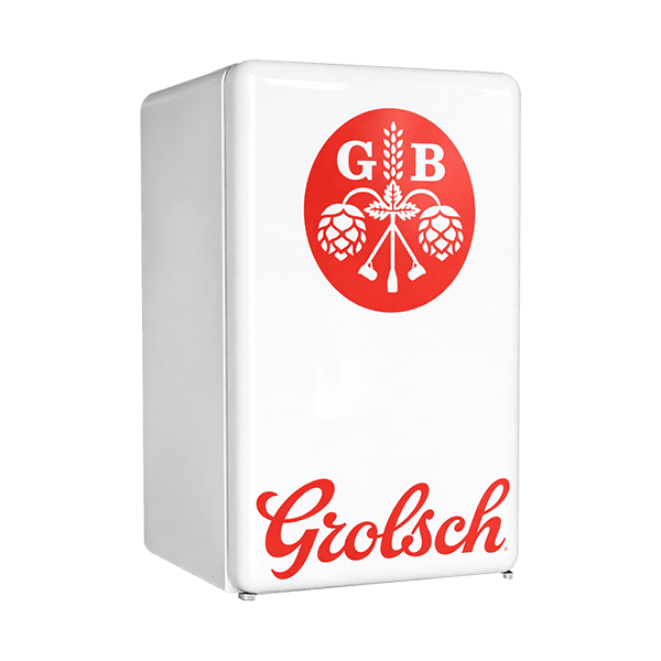 R-35S Grolsch Retro Mini Fridge_Left