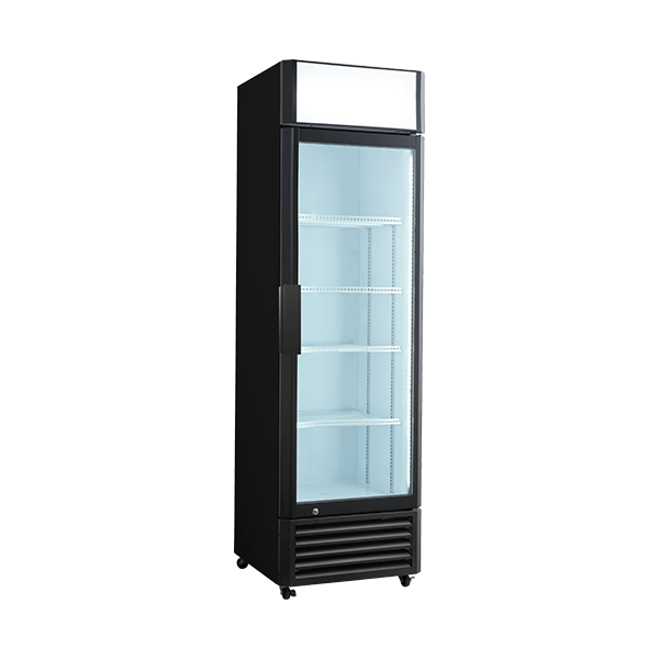 Single Door Cooler Display Fridge with Lightbox
