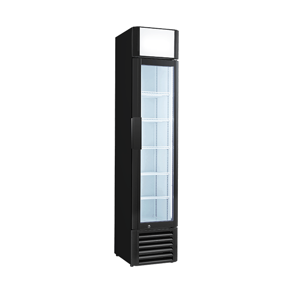 Slim Display Fridge with Lightbox