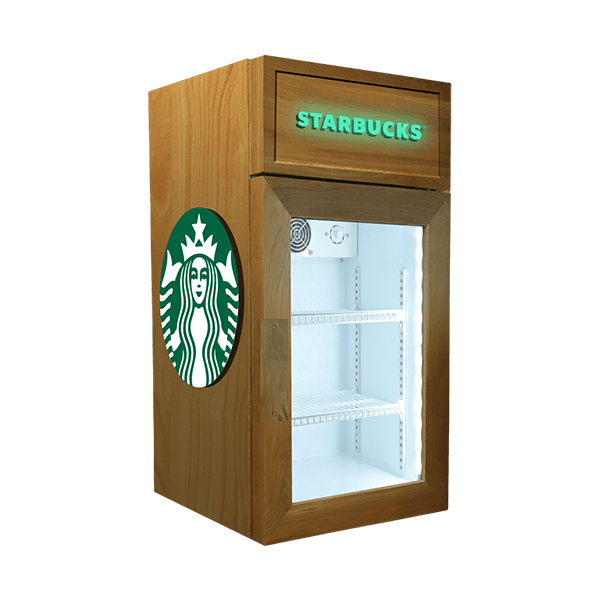 Starbucks Promotional Glass Door Mini Beverage Fridge