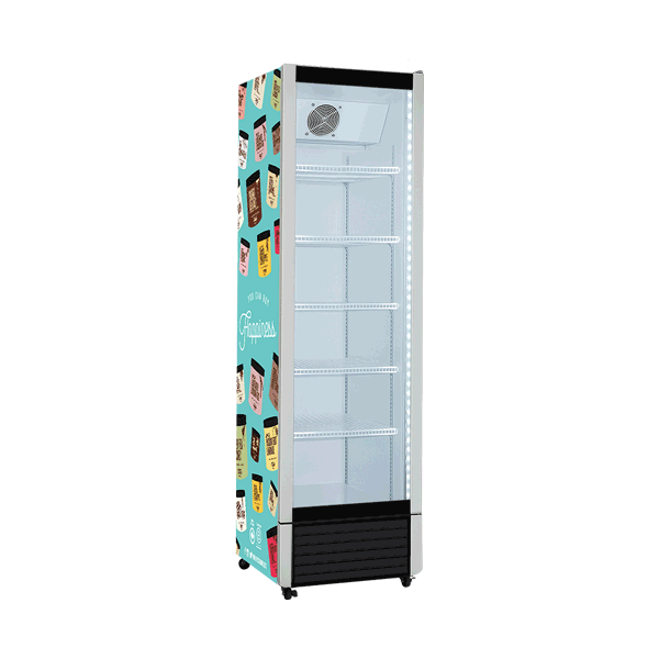 ColorFlex Custom-Branded Display Freezer Open Top Cardboard Impulse Cooler Freshbox-2
