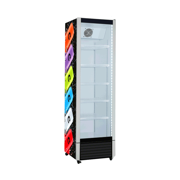 Custom Color Frame Glass Door Cooler Custom Color Frame Glass Door Cooler