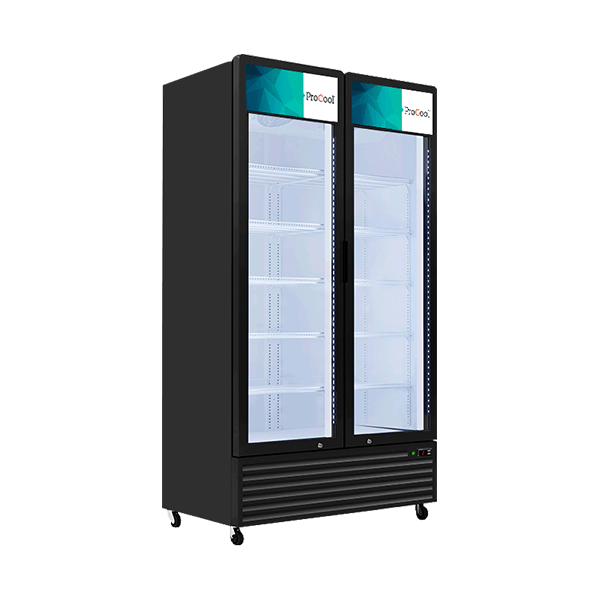 Retro Double Door Fridge
