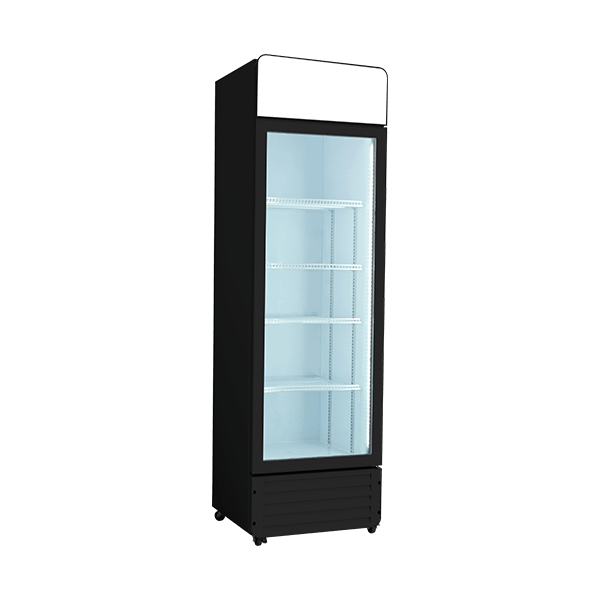 Retro Freestanding Fridge with Lightbox