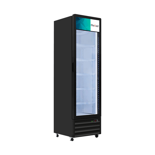 Single Door Retro Beverage Cooler