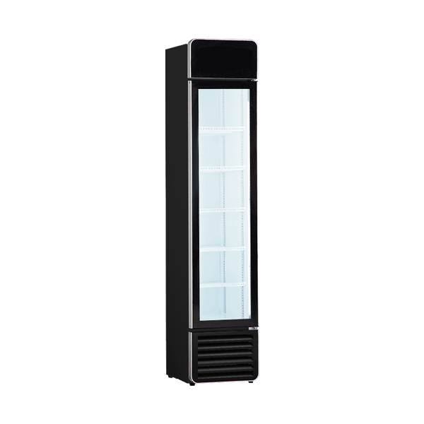 Slim Retro Fridge with LCD Lightbox